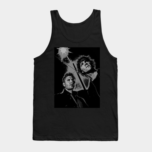 J2 S1 Promo Staring B&W Vintage Tank Top by kaseysdesigns